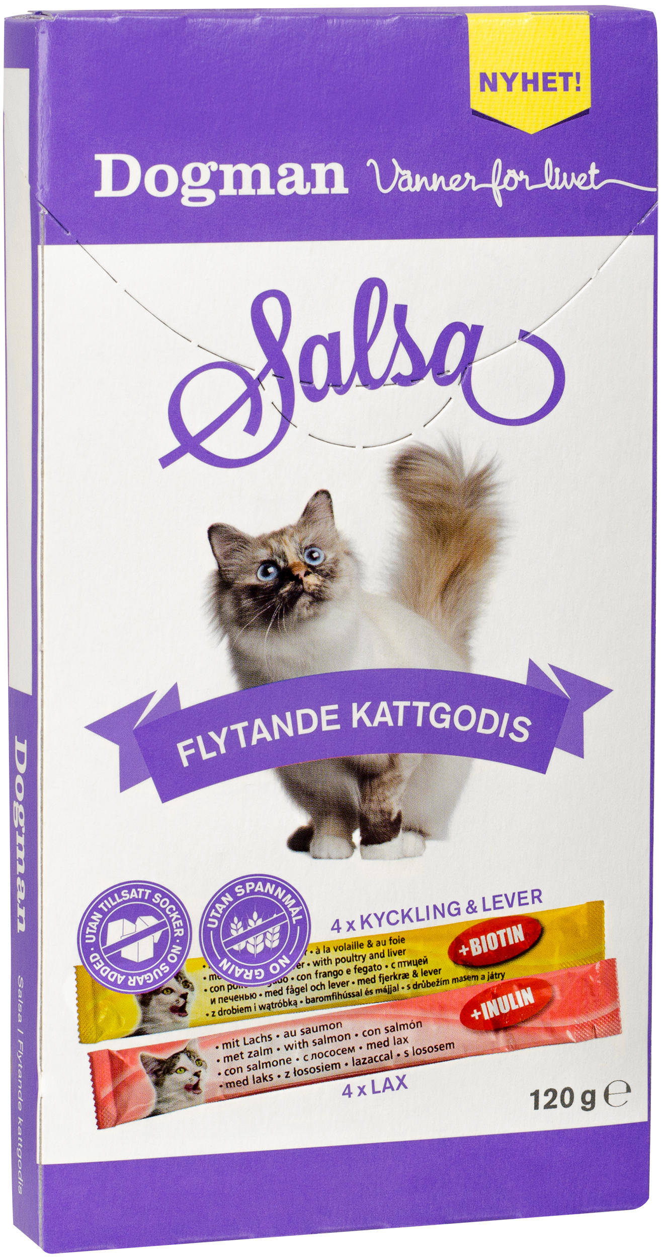 Dogman salsa flydende kattegodbidder - 120 g